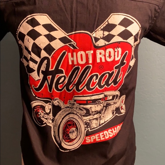 Kids work shirt Hot Rod Speedshop size 2 years - Picture 2 of 4